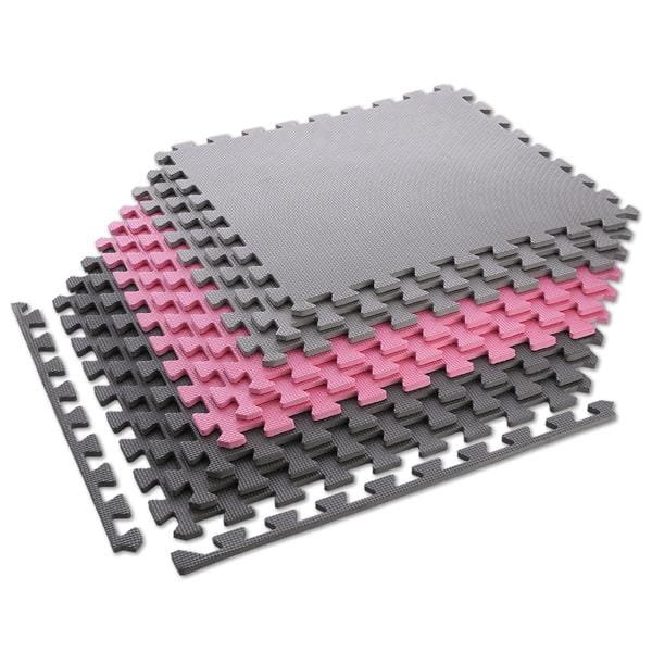 MP10  MATA PUZZLE MULTIPACK PINK-GREY 9 ELEMENTÓW 10MM ONE FITNESS