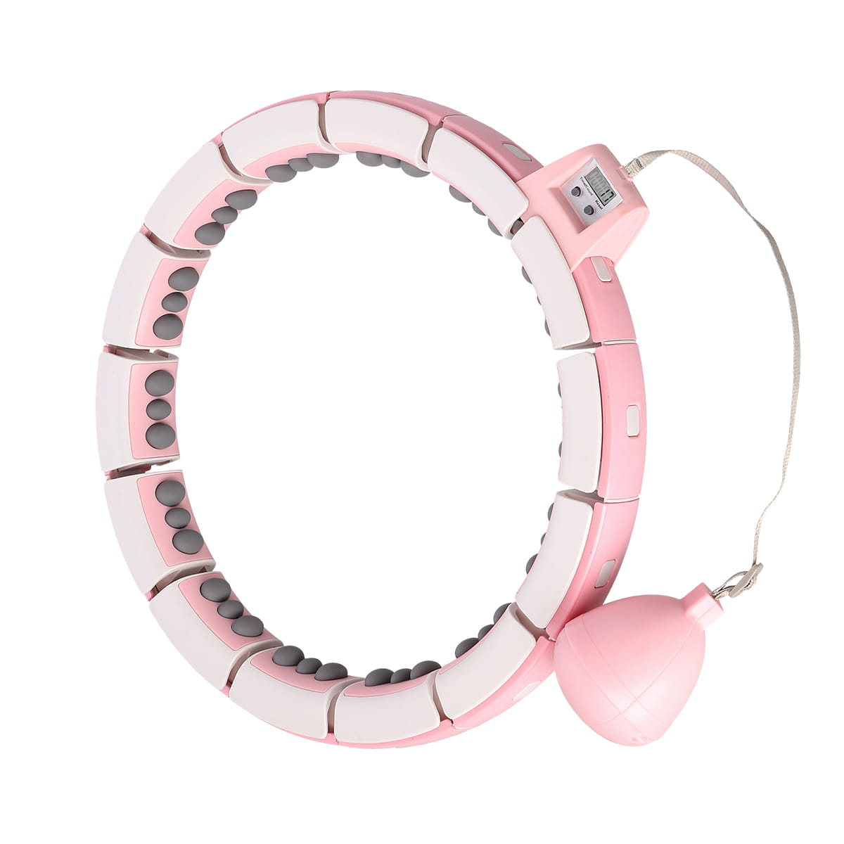 HULA HOP Z OBCIĄŻNIKIEM I LICZNIKIEM FH06 PINK