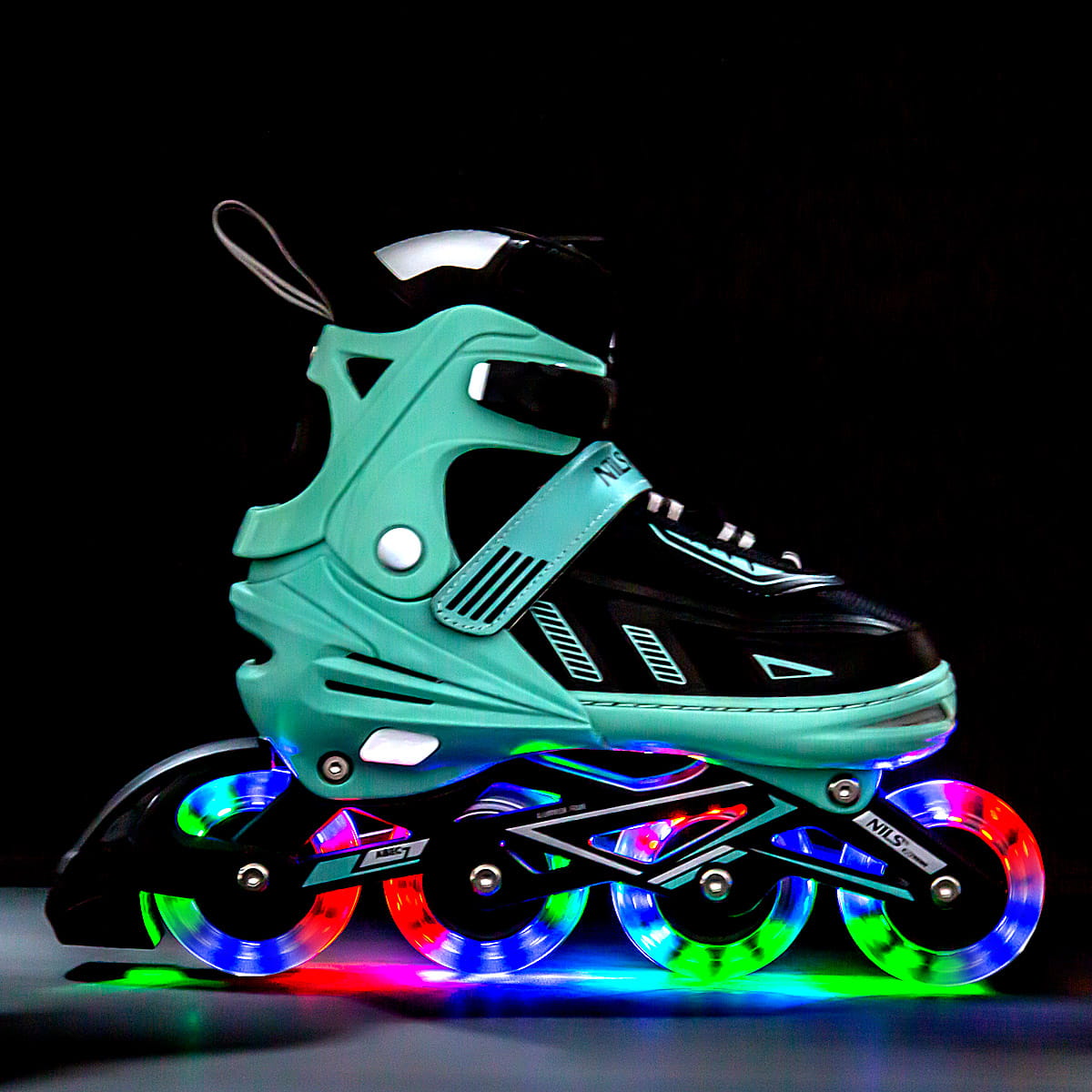 ROLKI NILS EXTREME NA11230A ZIELONE LED