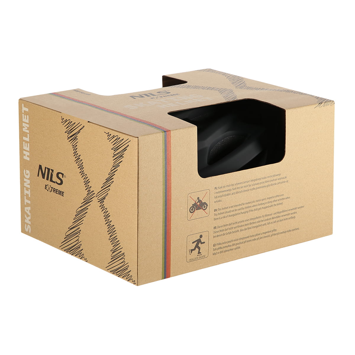 MTV50 CZARNY KASK NILS EXTREME