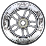 PU 90x24 82A CZARNE N (4 szt.) + ABEC-9 CHROME (8 szt.) ZESTAW NILS EXTREME