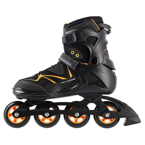 NA9022 CZARNO/POMARAŃCZOWE ROLKI NILS EXTREME
