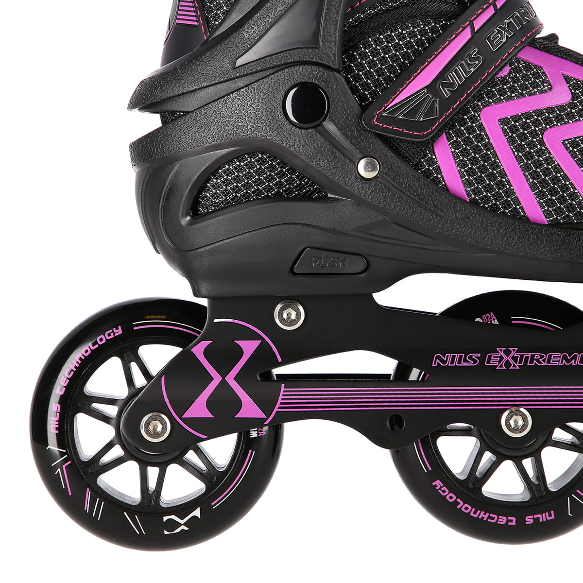 NA19318 CZARNO-FIOLETOWY ROLKI NILS EXTREME