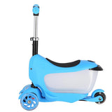 HJD04 3w1 BLUE HULAJNOGA JEŹDZIK DZIECIĘCY