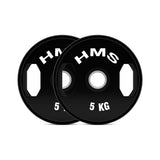 TOG ZESTAW TALERZY OLIMPIJSKICH OGUMOWANYCH 2 x 5 - 25 KG (150 KG) HMS