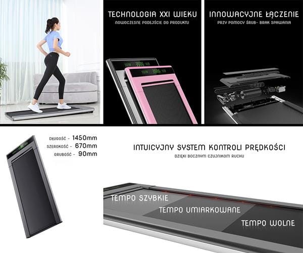 LOOP08 PINK BIEŻNIA ELEKTRYCZNA HMS