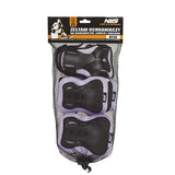 H726 CZARNO-PURPUROWY ZESTAW OCHRANIACZY NILS EXTREME
