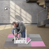 MP10  MATA PUZZLE MULTIPACK PINK-GREY 9 ELEMENTÓW 10MM ONE FITNESS