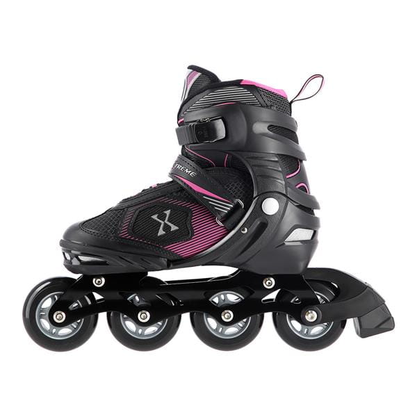 NA9080 CZARNO/FIOLETOWE ROLKI NILS EXTREME