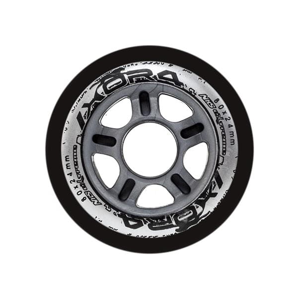KÓŁKA PU 80x24 82A CZARNE (4 szt.) NILS EXTREME