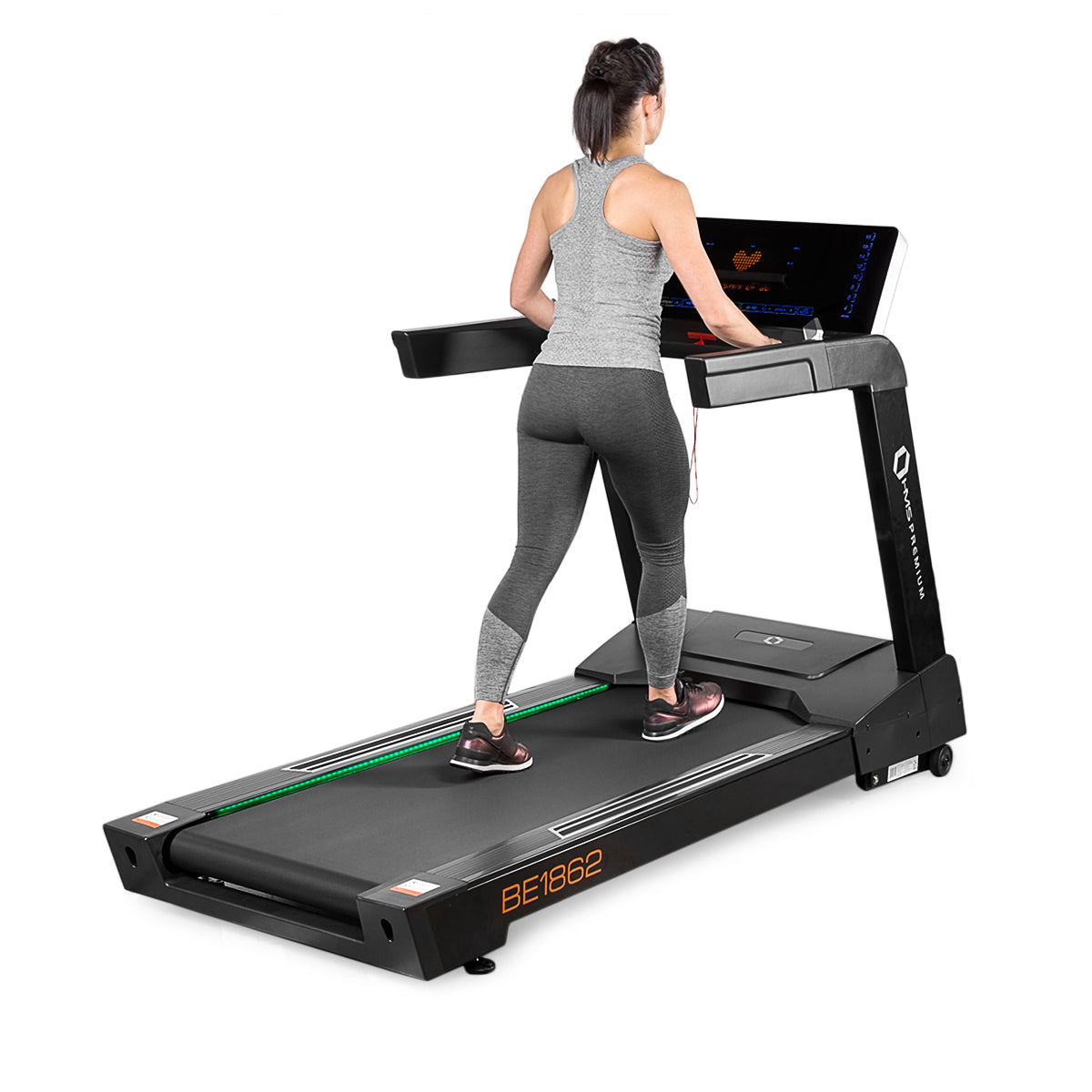 ZESTAW BE1862 BIEŻNIA ELEKTRYCZNA SEMI COMMERCIAL HMS PREMIUM+KSIĄŻKA SLOW JOGGING