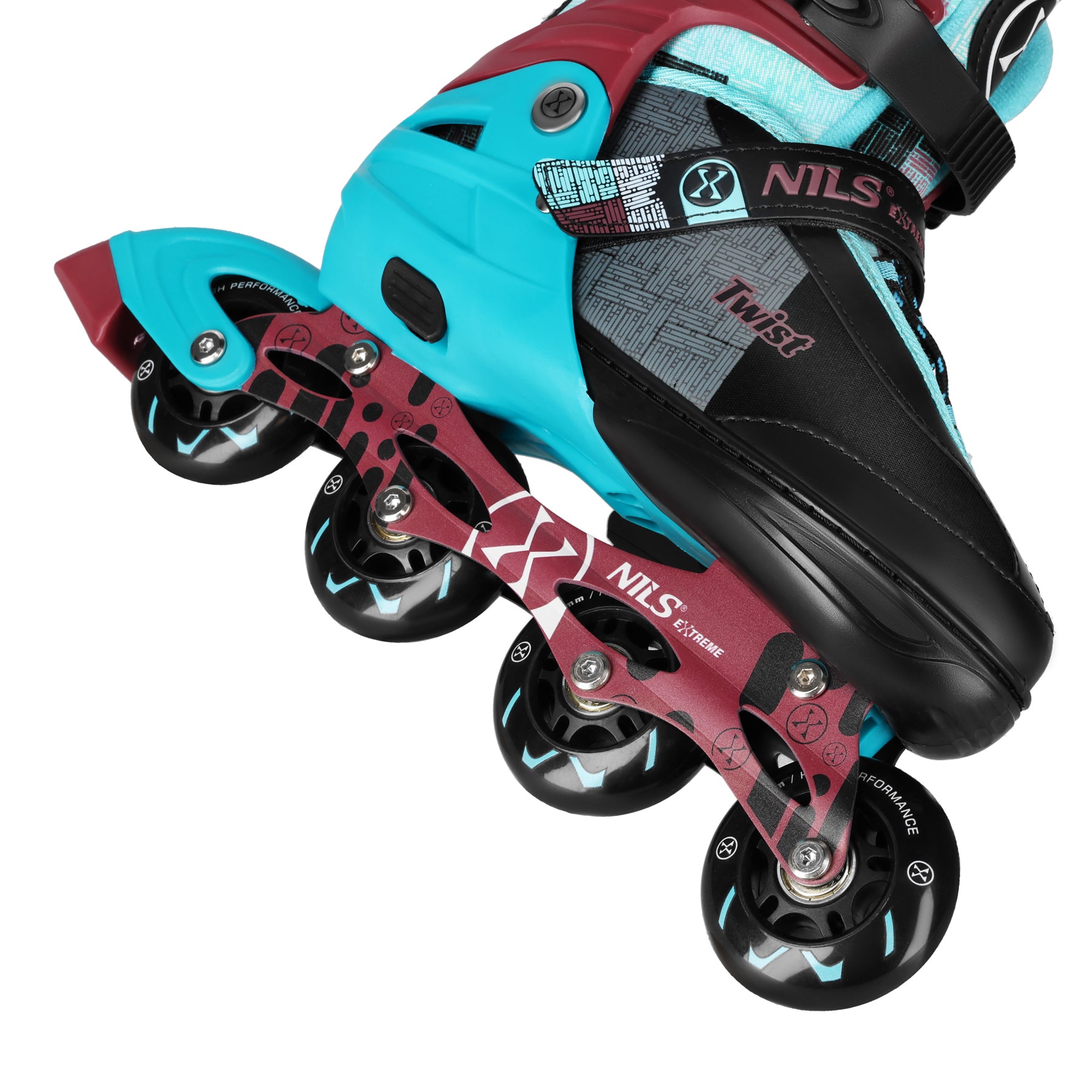 ROLKI TWIST NIEBIESKIE ROZM. L(39-42) NILS EXTREME NA13810