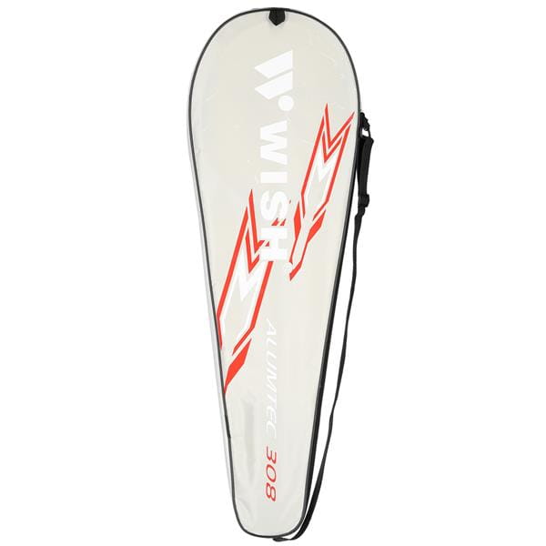ZESTAW RAKIET DO BADMINTONA ALUMTEC 308K RED/LIME  WISH