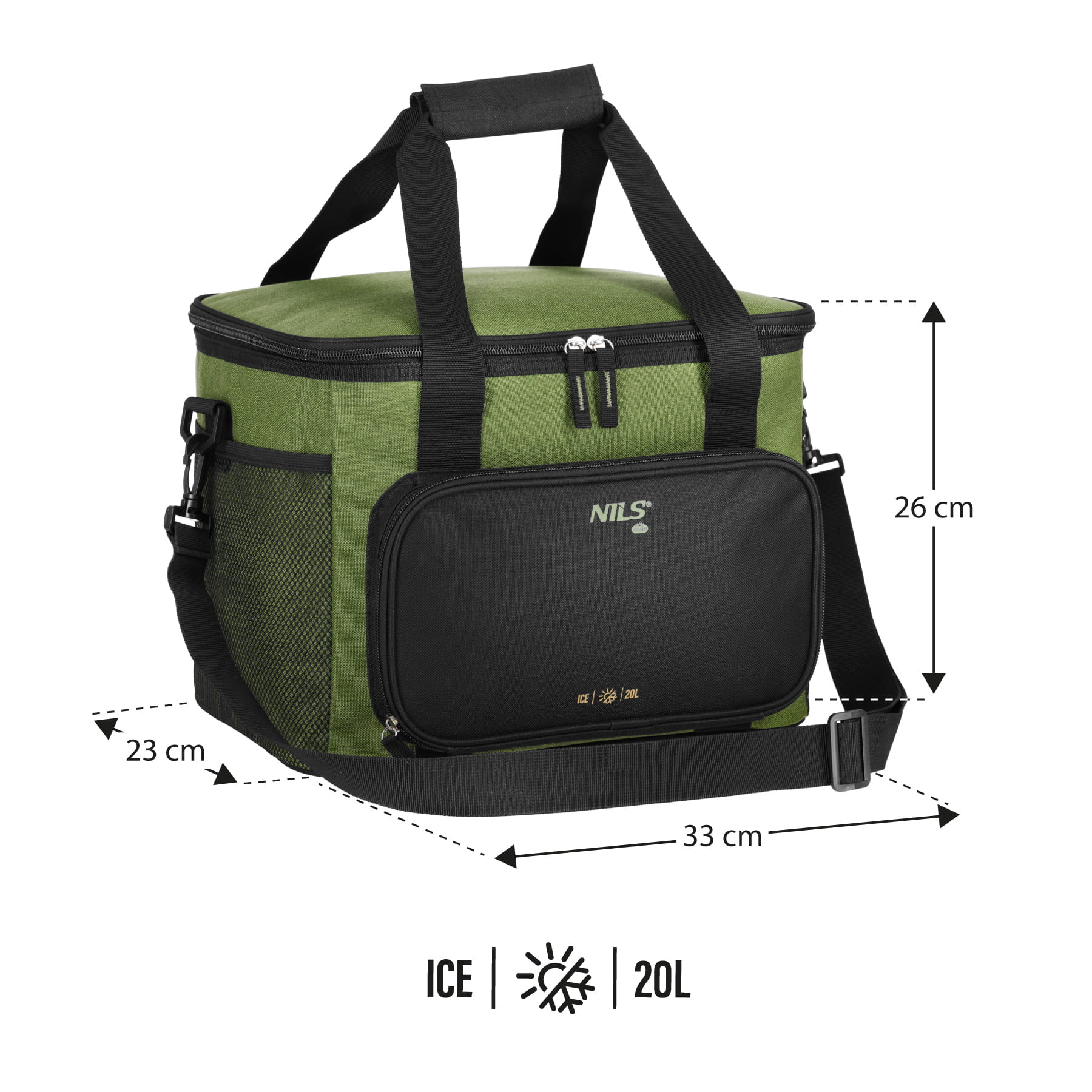 TORBA TERMICZNA ZIELONA 20L NILS NC2904