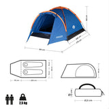 Namiot turystyczny NILS CAMP NC6010 Hiker 2-osobowy