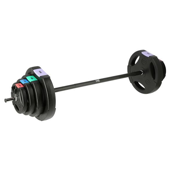 SZTANGA / TALERZE KOMPOZYT ONE FITNESS GSPO40 (2 CZĘŚCI) 42 KG