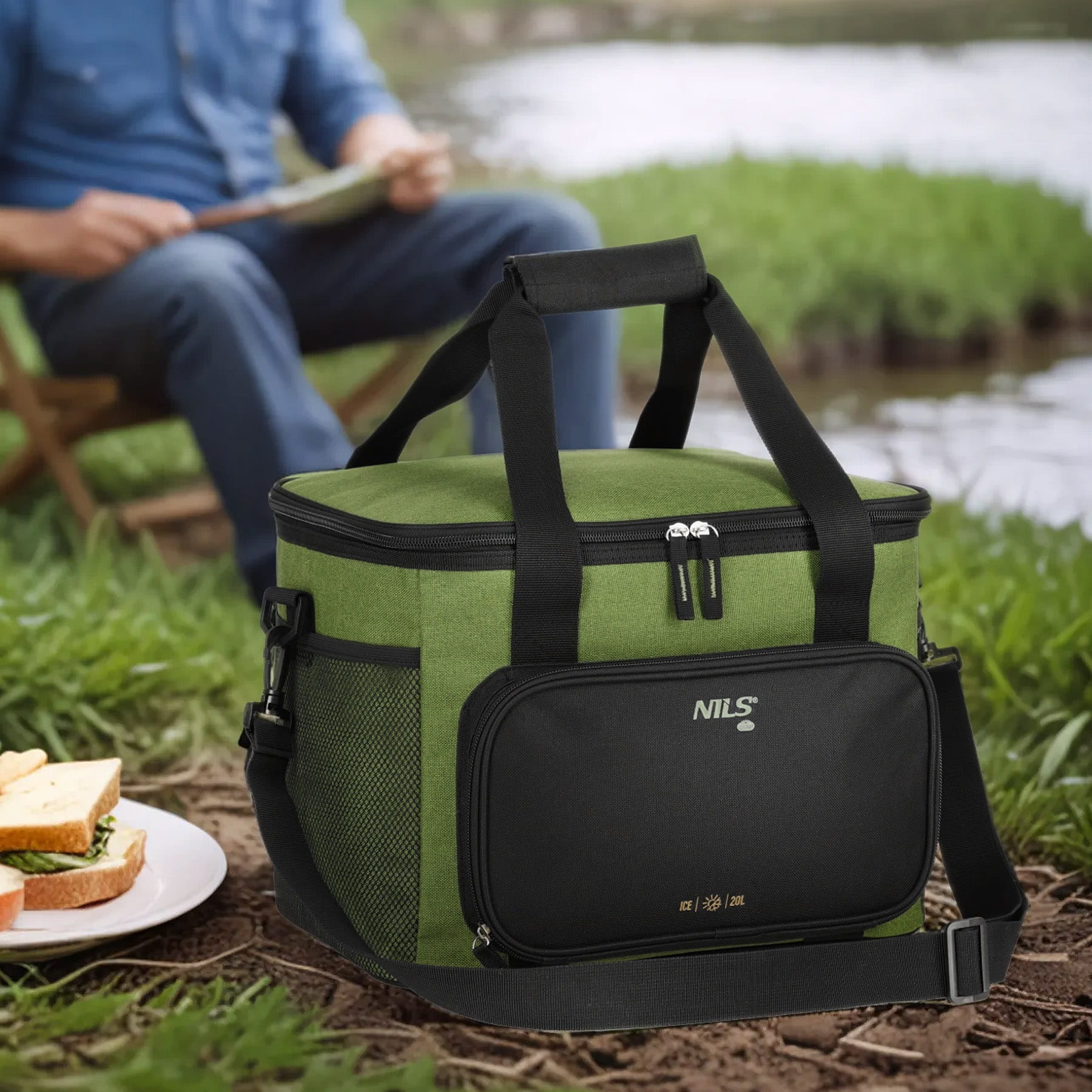 TORBA TERMICZNA ZIELONA 20L NILS NC2904