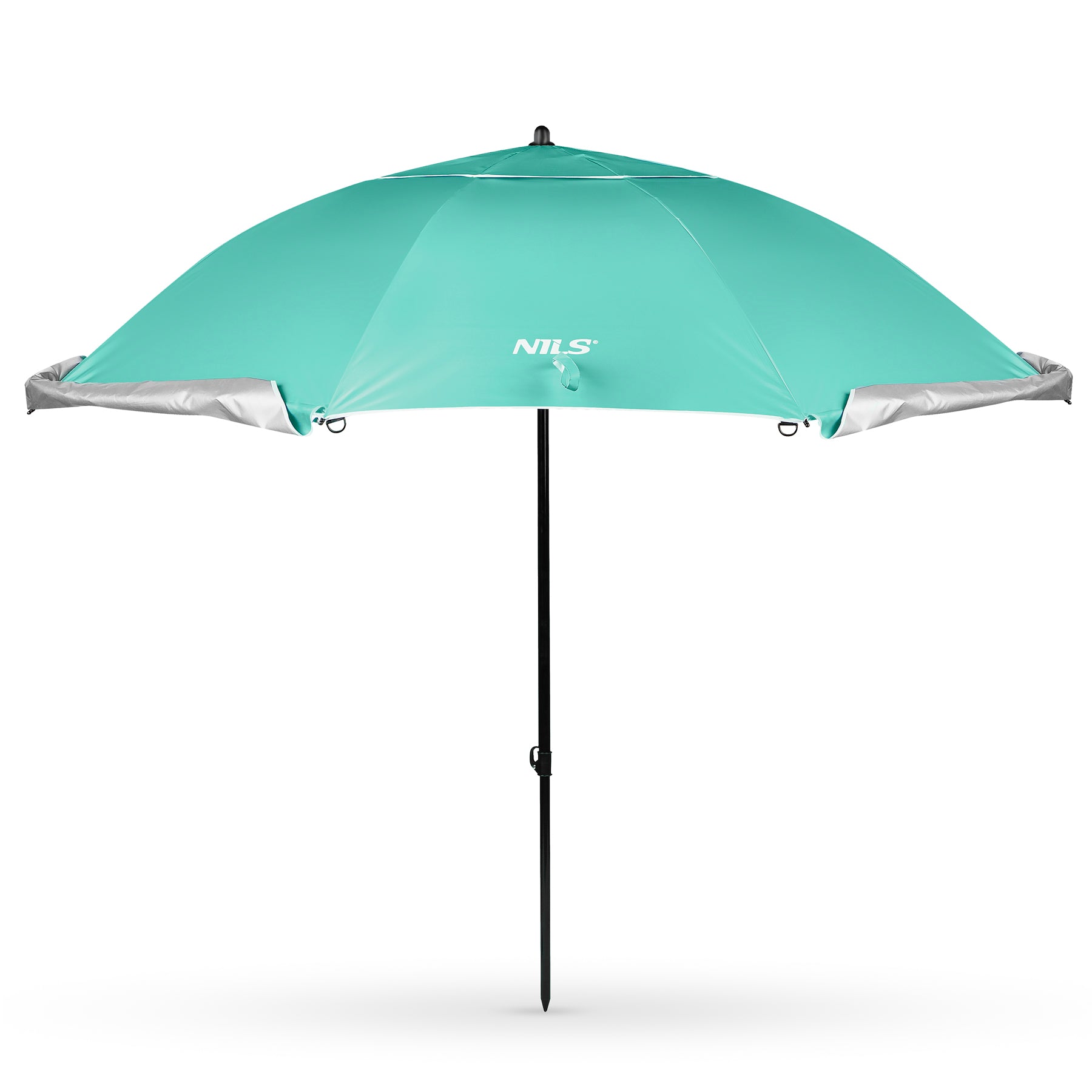 PARASOL/PARAWAN PLAŻOWY 2W1 XXL 240 CM ZIELONY NILS NC17114