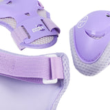 ZESTAW LED ŁYŻWOROLKI OCHRANIACZE MOONBEAM FIOLETOWE ROZM. L(39-42) NILS EXTREME NA0189