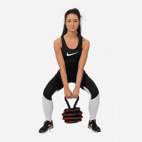 KETTLEBELL REGULOWANY KRM20 MIĘKKI 20 LBS HMS