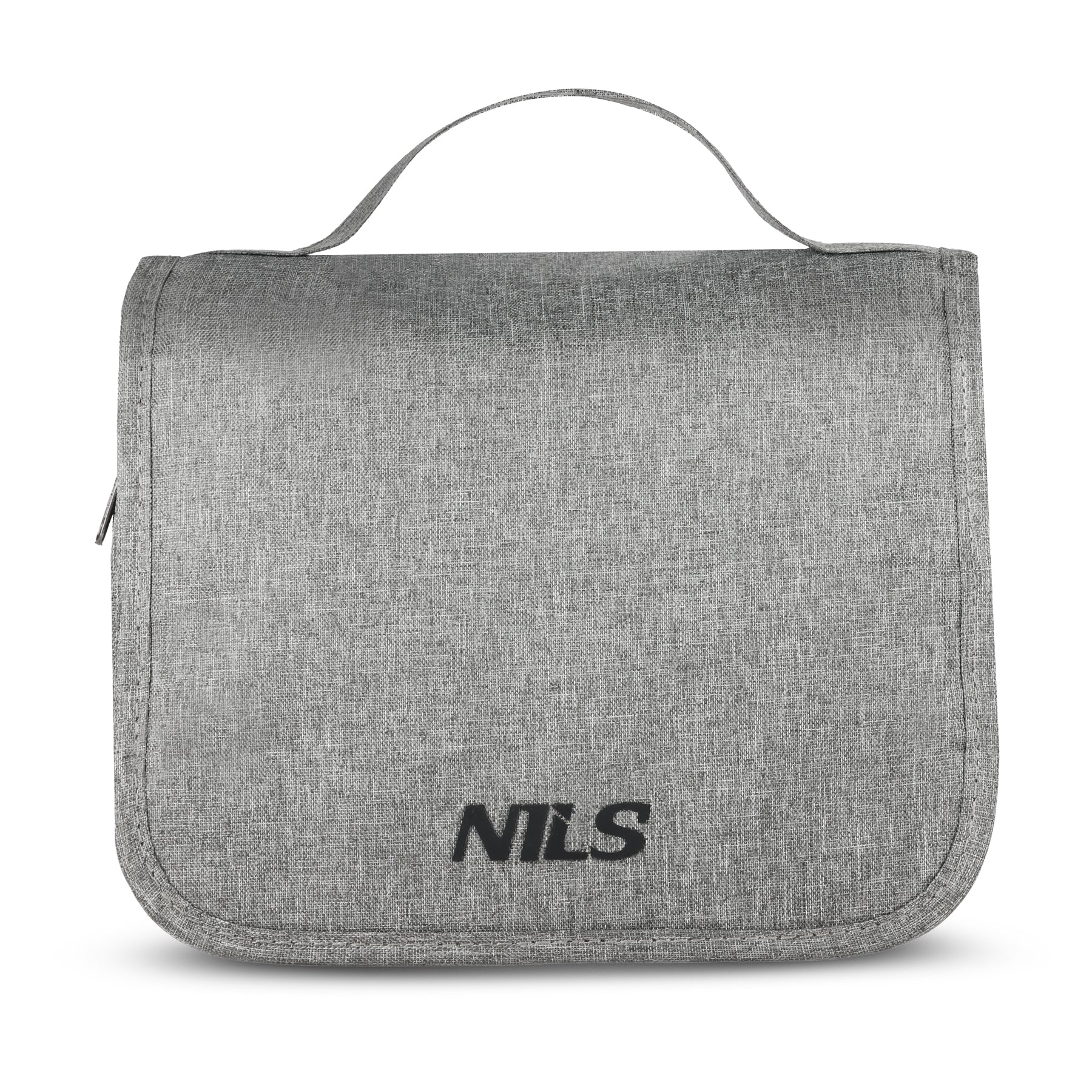 KOSMETYCZKA PODRÓŻNA Z HACZYKIEM ORGANIZER SZARY NILS NC4505