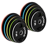 TOG ZESTAW TALERZY OLIMPIJSKICH OGUMOWANYCH 2 x 5 - 25 KG (150 KG) HMS