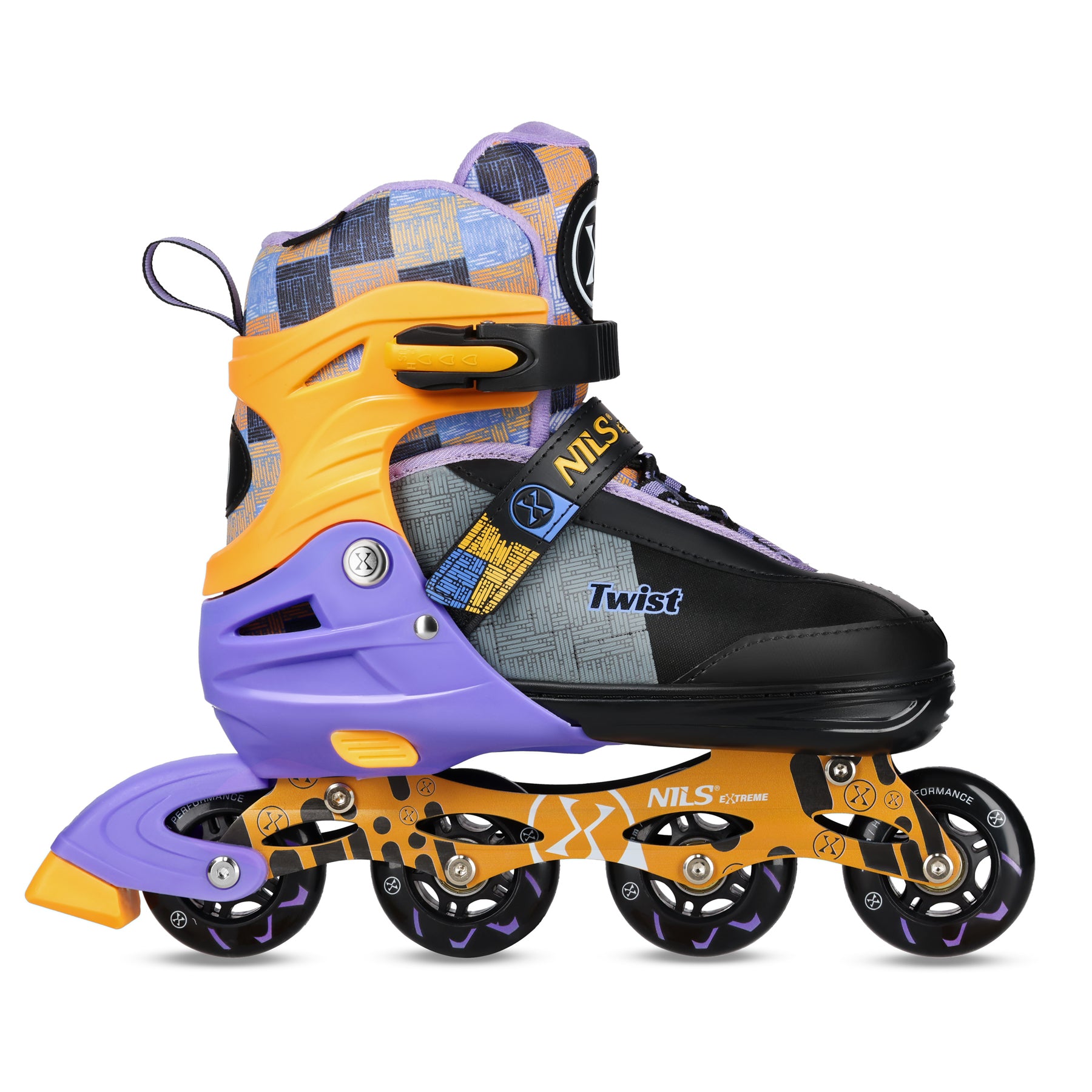 ROLKI TWIST ŻÓŁTE ROZM. M(35-38) NILS EXTREME NA13810