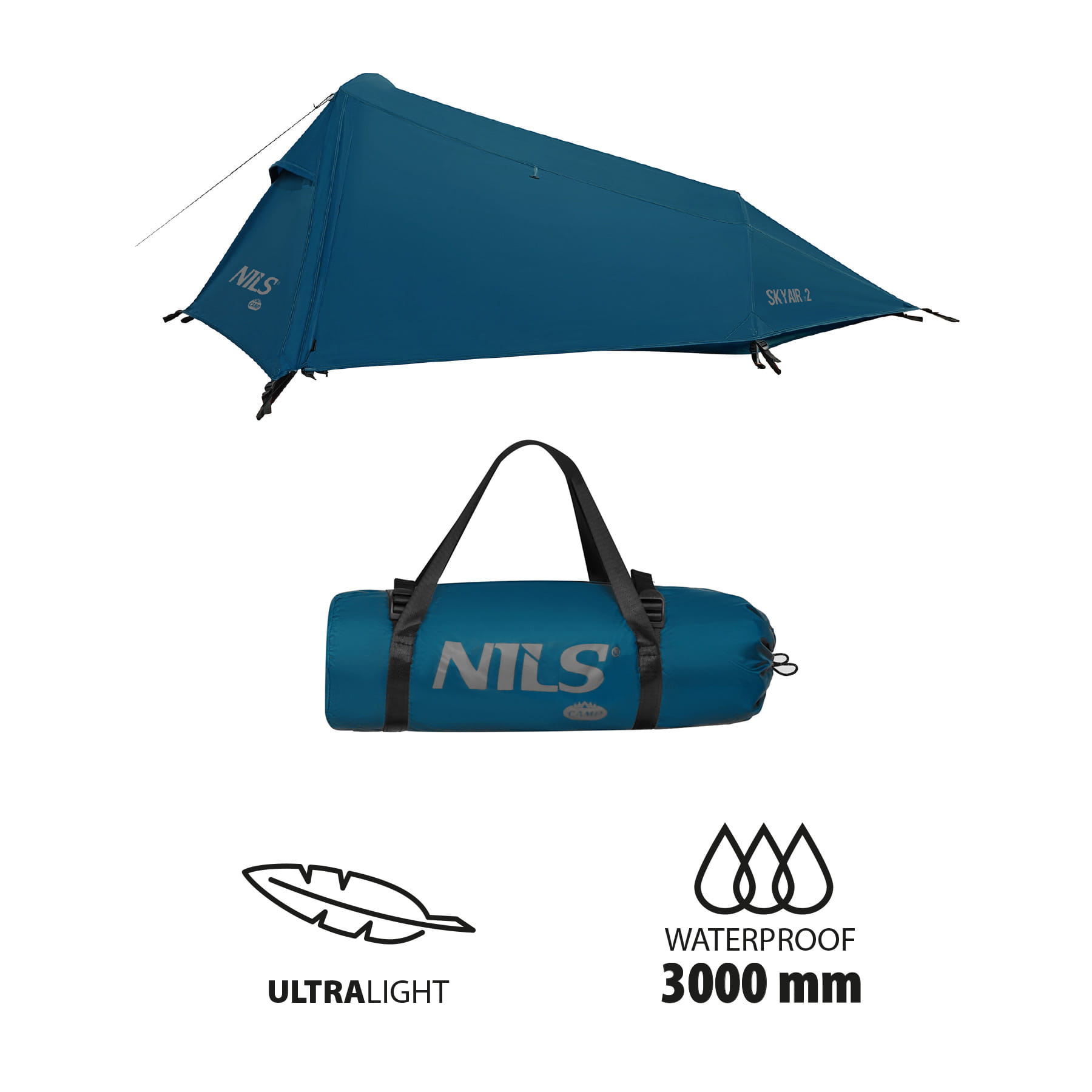 NAMIOT ULTRA LIGHT SKYAIR 2 NIEBIESKI NILS CAMP NC2502