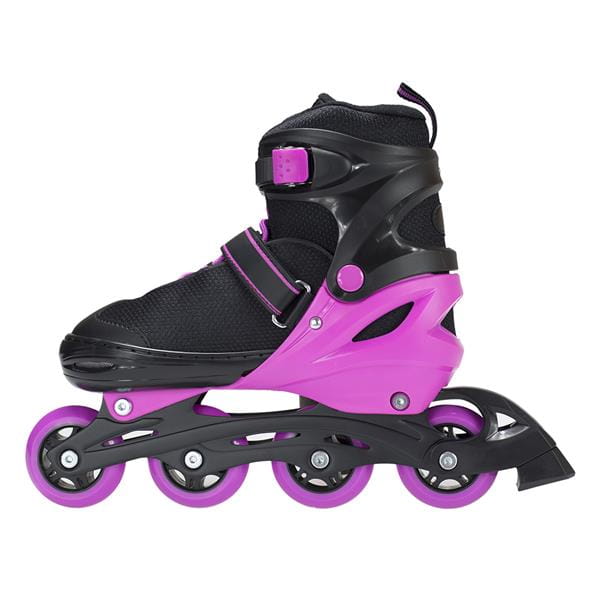 NF7104 A 2w1 BLACK/D. PINK ROZM. S ŁYŻWOROLKI Z WYM. PŁ. FIGUROWĄ NILS EXTREME