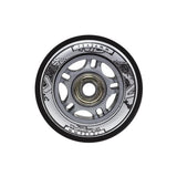 PU 72x24 82A CZARNE (4 szt.) + ABEC-9 (8 szt.) ZESTAW NILS EXTREME