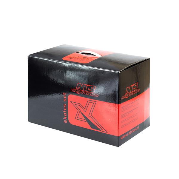 NA1015 A SET NIEBIESKI ROZM. M (35-38)  ZESTAW ŁYŻWOROLKI NILS EXTREME