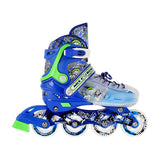 NH18122 4w1 NIEBIESKA ŁYŻWOROLKI Z WYM. PŁOZĄ HOKEJOWĄ NILS EXTREME
