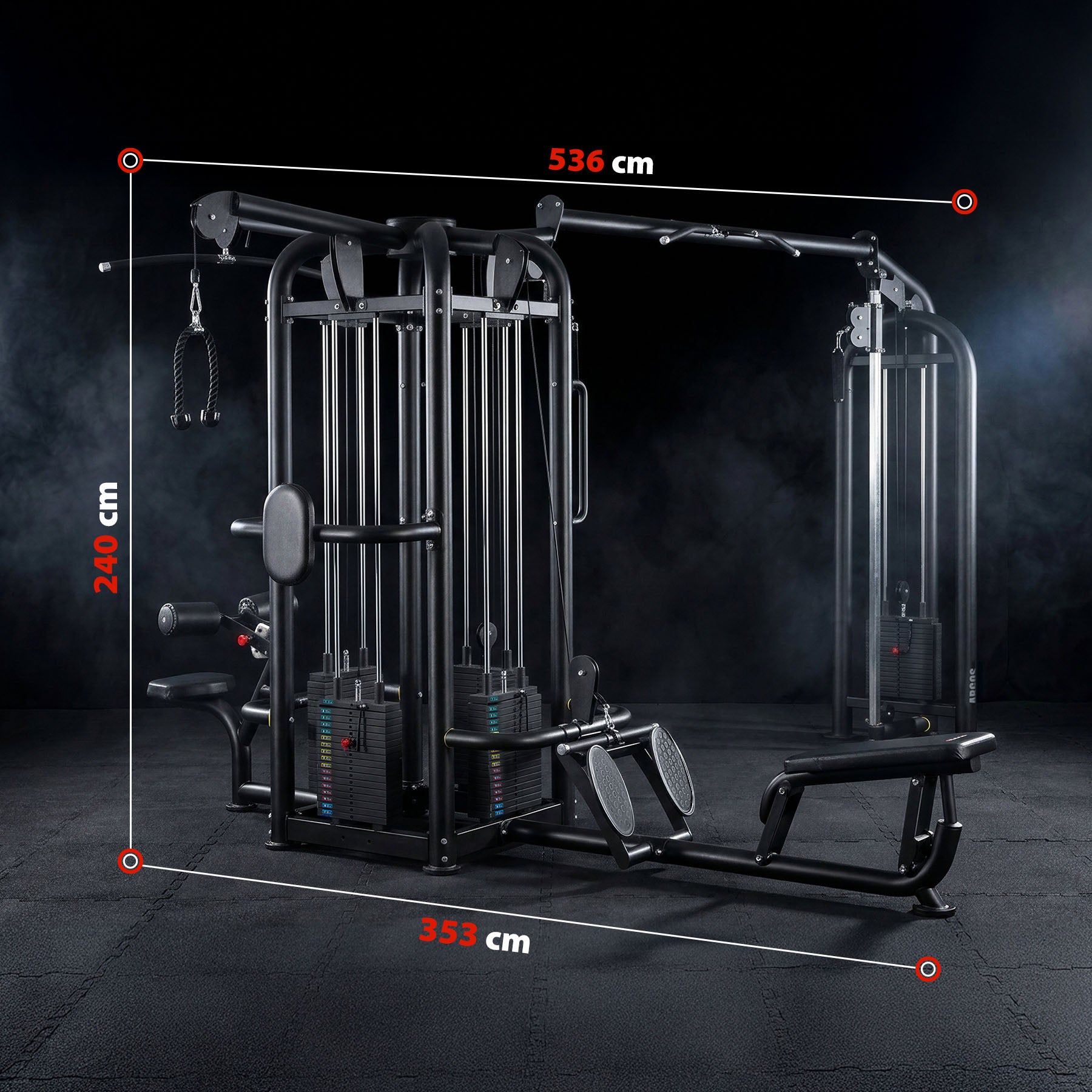 Atlas wielostanowiskowy ARGOS – 5 stacji i trening full body