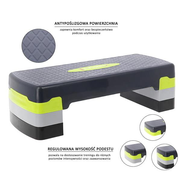 STEP DO AEROBIKU HMS AS002 GREEN/GREY