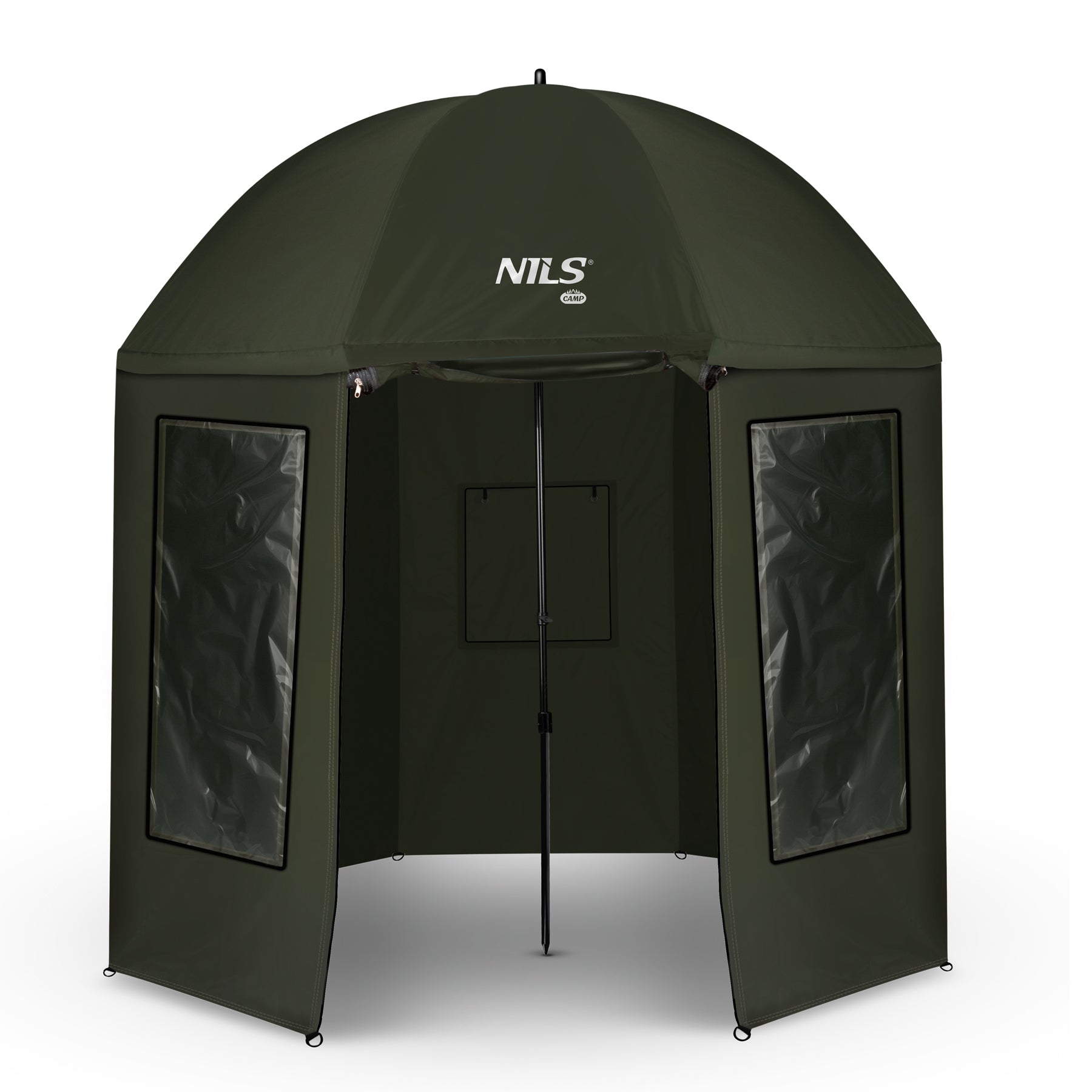 PARASOL WĘDKARSKI Z PEŁNĄ OSŁONĄ 2W1 250CM NILS CAMP NC4701