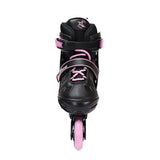NF7103 A 2w1 BLACK/PINK ROZM. S ŁYŻWOROLKI Z WYM. PŁ. FIGUROWĄ NILS EXTREME