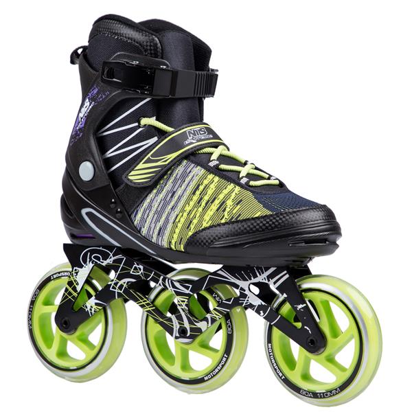 NA1206  CZARNO-ZIELONE ROLKI NILS EXTREME