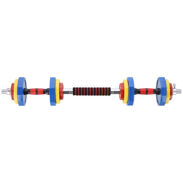 SKCT20 SZTANGIELKI-SZTANGA W WALIZCE KOLOROWE  2x10KG HMS