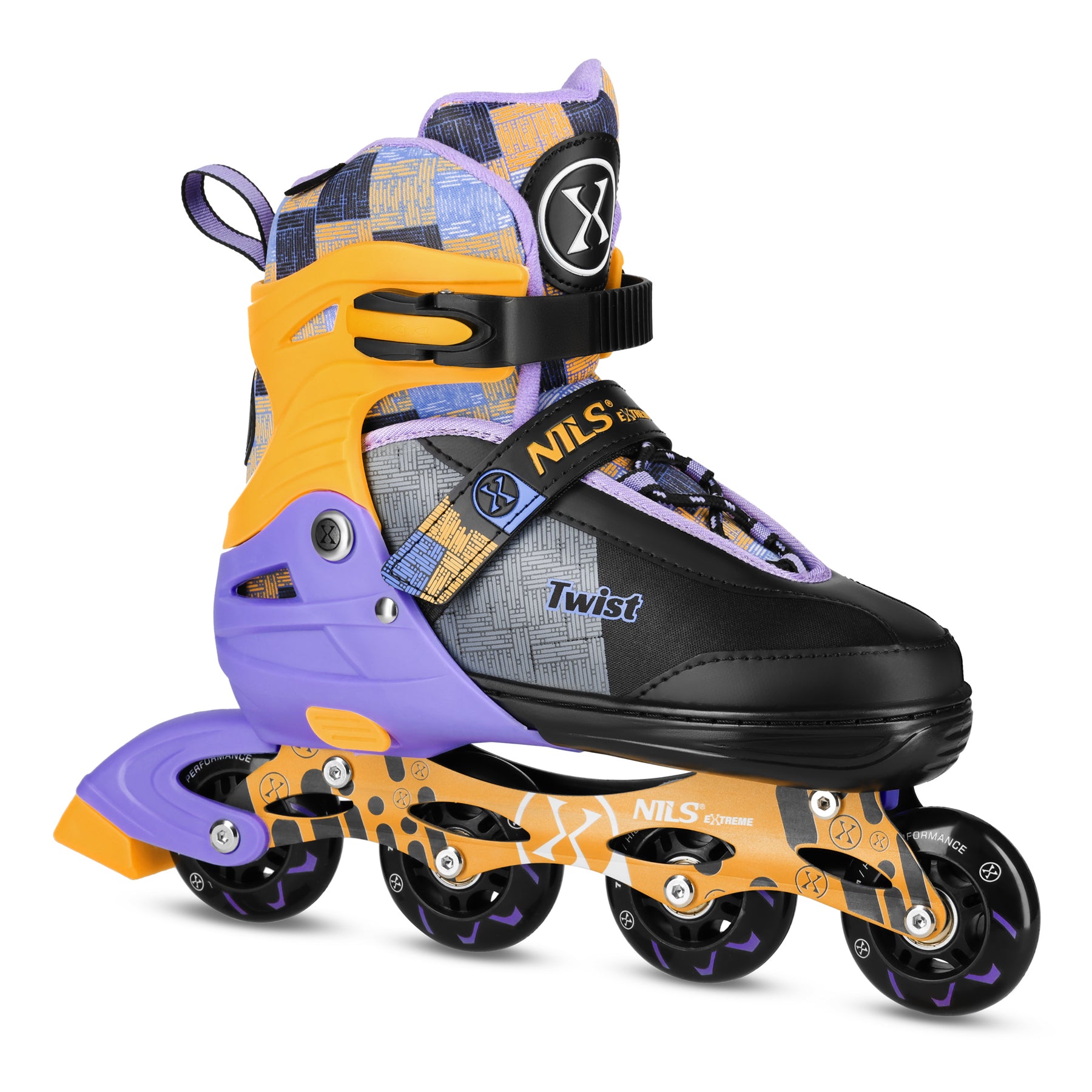 ROLKI TWIST ŻÓŁTE ROZM. M(35-38) NILS EXTREME NA13810