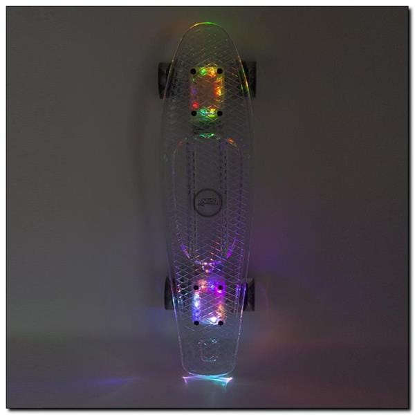 PENNYBOARD LED TRANSPARENT NILS EXTREME