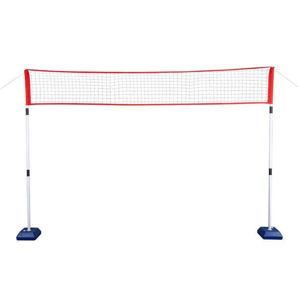 SIATKA MULTIFUNKCYJNA BADMINTON+TENIS+SIATKÓWKA POKROWIEC PEŁNY NILS NT0300 3w1