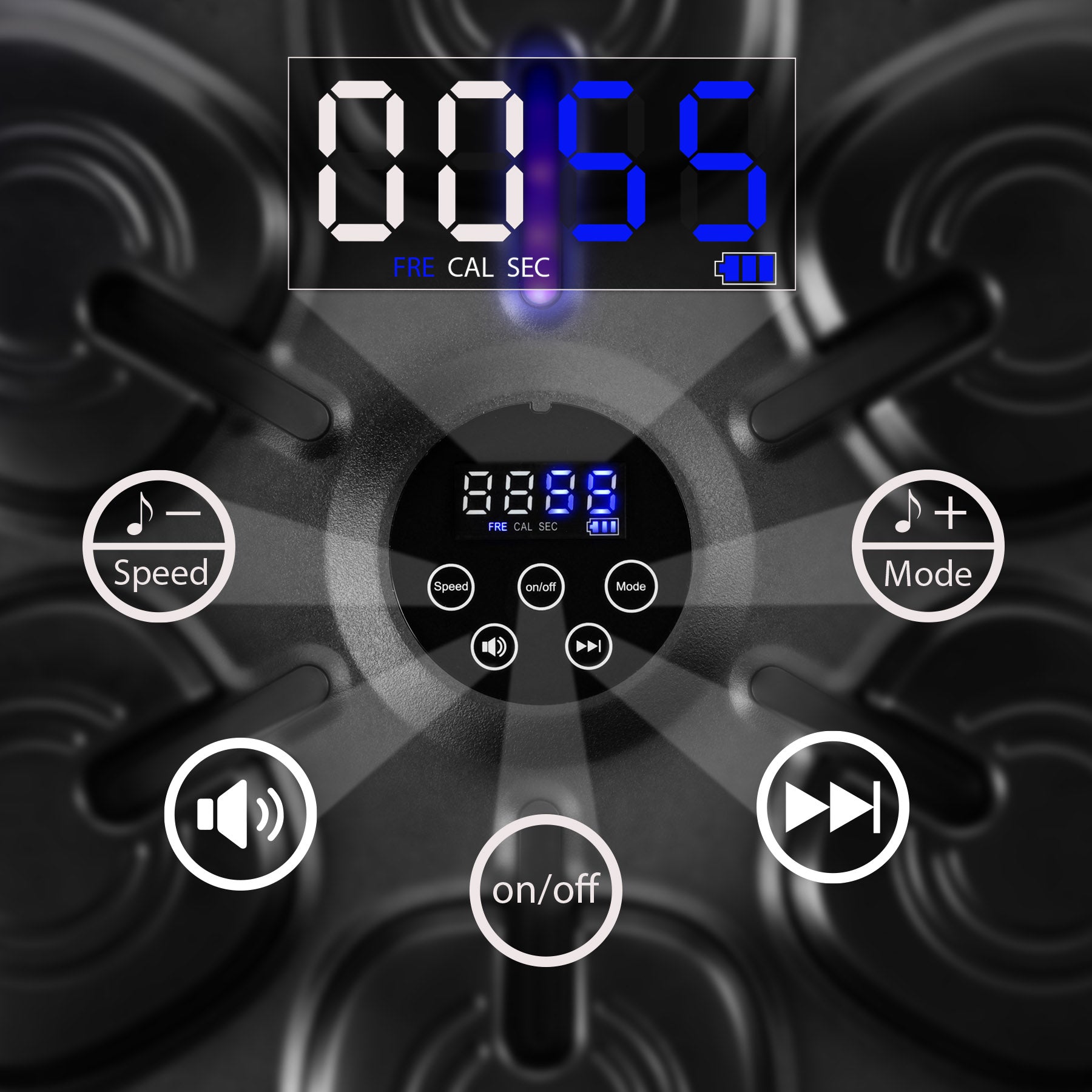TARCZA BOKSERSKA LED BLUETOOTH Z MUZYKĄ HMS TB13 + RĘKAWICE