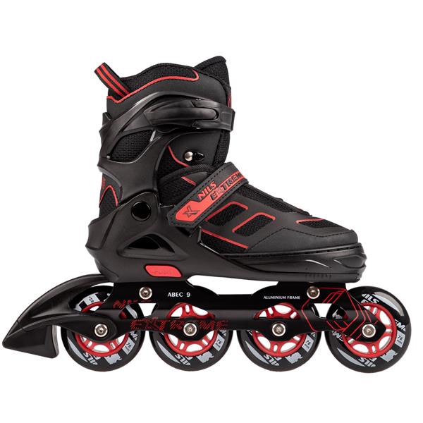 ROLKI NA14174 A CZARNO-CZERWONE NILS EXTREME