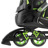 NA9022 CZARNO/ZIELONE ROLKI NILS EXTREME