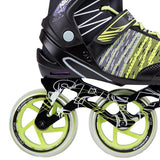 NA1206  CZARNO-ZIELONE ROLKI NILS EXTREME