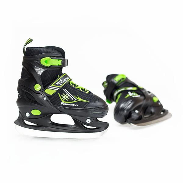 NH7104 A BLACK/GREEN ROZM. S ŁYŻWY HOKEJOWE NILS EXTREME