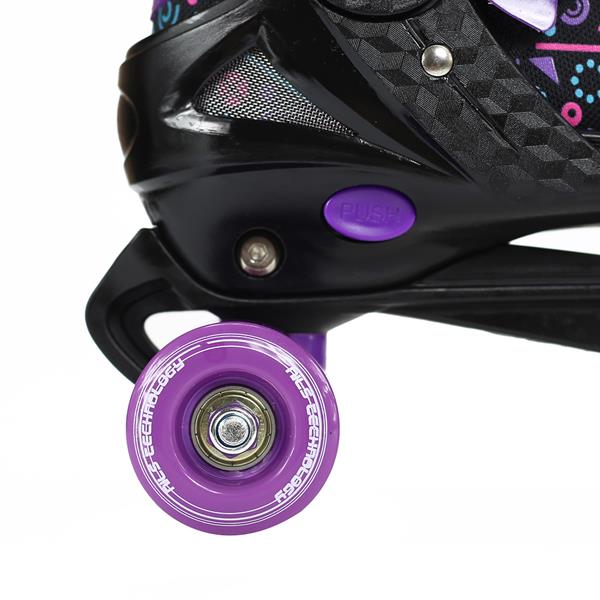 NQ4411 A CZARNO-PURPUROWY ROZM. S (30-33)  WROTKI NILS EXTREME
