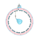 HULA HOP Z OBCIĄŻNIKIEM I LICZNIKIEM FH06 BLUE/PINK