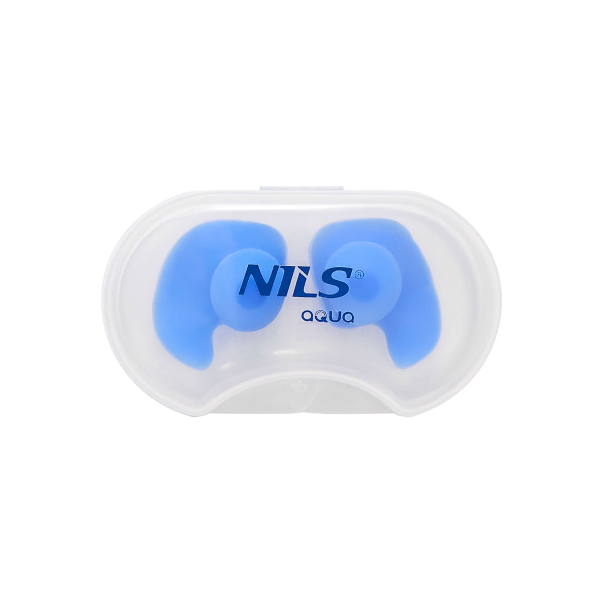 ZATYCZKI DO USZU NILS AQUA NQAW60 NIEBIESKI SILIKONOWE