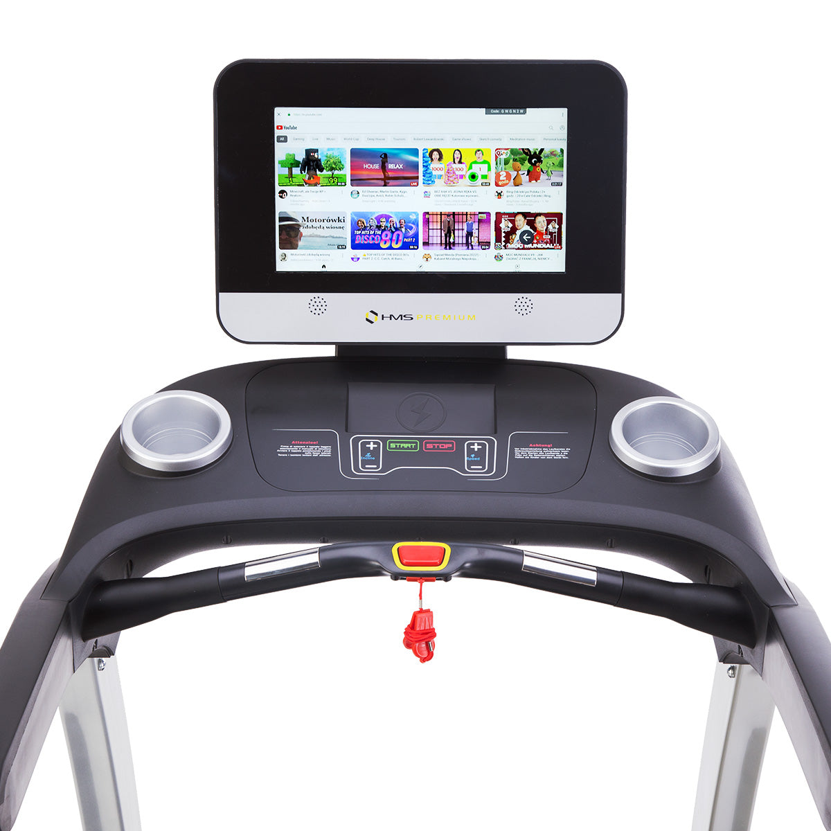 ZESTAW BE6000 BIEŻNIA ELEKTRYCZNA SEMI COMMERCIAL HMS PREMIUM+KSIĄŻKA SLOW JOGGING